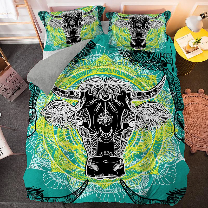Bohemian Series 3D Cattle Bedding Set Home Decor Microfiber Bedspread Pillowcase Queen King Size
Bohemian Series 3D Cattle Bedding Set Home Decor Microfiber Bedspread Pillowcase Queen King Size