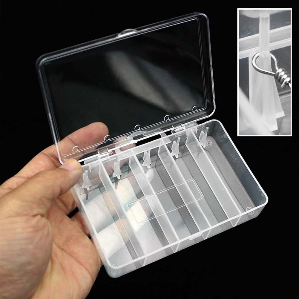 Fishing Tackle box Multifunctional Organized with 5 Slots Compartments Transparent Visible Plastic Tackle Fishing Lure Box
Fishing Tackle box Multifunctional Organized with 5 Slots Compartments Transparent Visible Plastic Tackle Fishing Lure Box