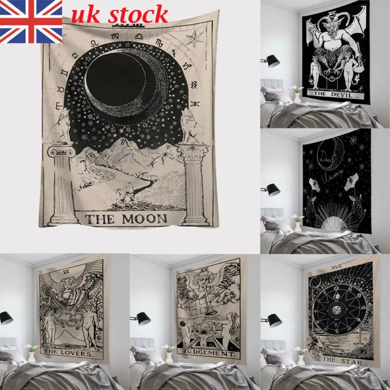 Tarot Card Boho Tapestry Wall Hanging Astrology Divination Bedspread Yoga Beach Mat Cloth Textile Vintage Art Decoration 95x73cm
Tarot Card Boho Tapestry Wall Hanging Astrology Divination Bedspread Yoga Beach Mat Cloth Textile Vintage Art Decoration 95x73cm