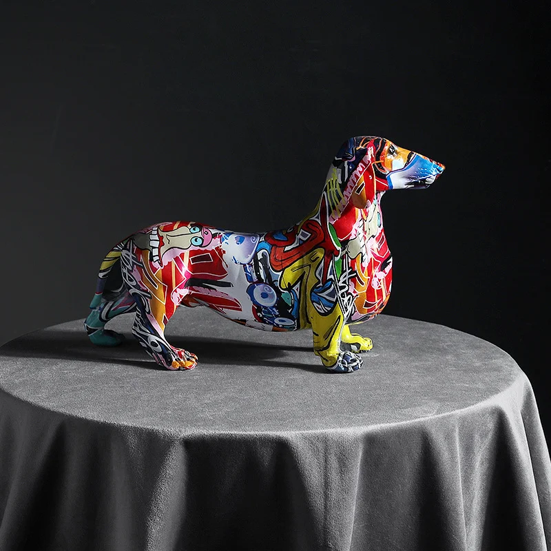 Simple Creative Water transfer Painted Room Color Dog Decorations Home Entrance Wine Cabinet Office Decorations Resin Crafts
Simple Creative Water transfer Painted Room Color Dog Decorations Home Entrance Wine Cabinet Office Decorations Resin Crafts