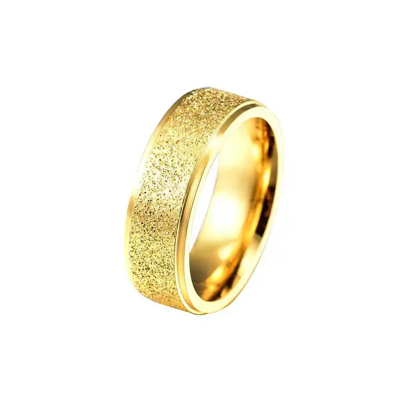 Обручальное кольцо из матовой нержавеющей стали 6 мм 4 цвета|Обручальные кольца| |