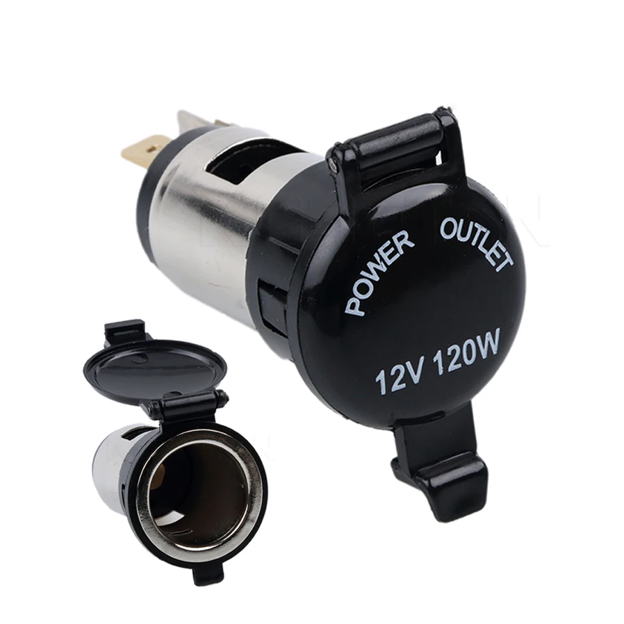 12V Waterproof Car Auto Motorcycle Cigarette Lighter Power Plug Socket for Motorcycles Boats Mowers Tractors Cars Power Adapter
12V Waterproof Car Auto Motorcycle Cigarette Lighter Power Plug Socket for Motorcycles Boats Mowers Tractors Cars Power Adapter