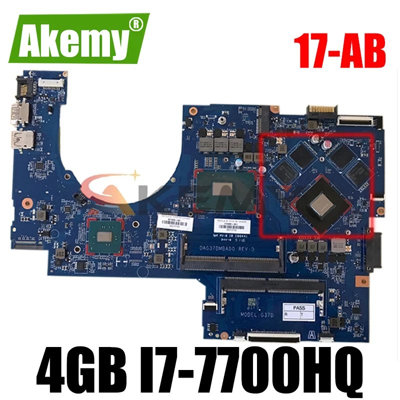 915550-601 915550-001 аккумулятор большой емкости для HP 17-AB 17-W 915550-501 Материнская плата для ноутбука DAG37DMBAD0 G37D 4 Гб i7-7700HQ 100% тестирование
915550-601 915550-001 аккумулятор большой емкости для HP 17-AB 17-W 915550-501 Материнская плата для ноутбука DAG37DMBAD0 G37D 4 Гб i7-7700HQ 100% тестирование