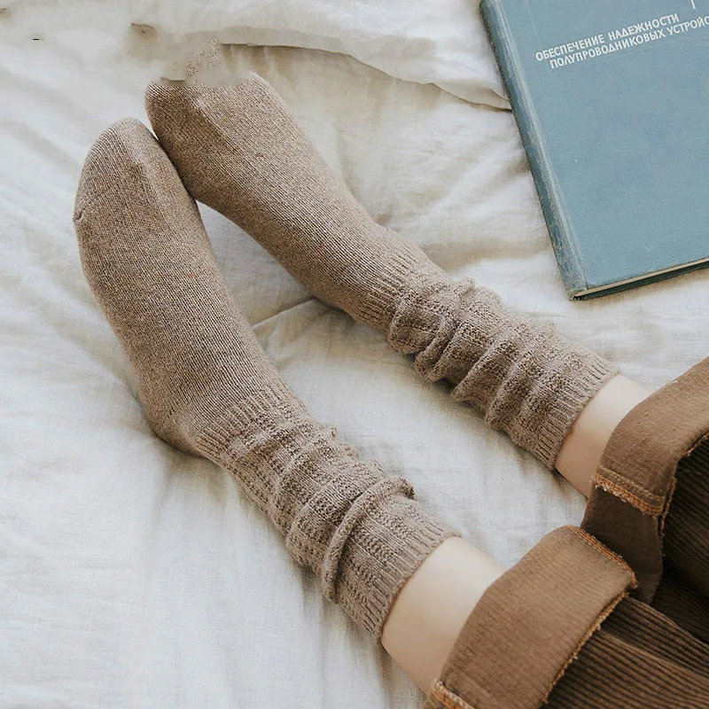 Harajuku Woollen Women Socks Soft Cotton Women Socks Solid Color High Tube Socks For Girls Winter Cute Thick Pile of Socks Lady
Harajuku Woollen Women Socks Soft Cotton Women Socks Solid Color High Tube Socks For Girls Winter Cute Thick Pile of Socks Lady
