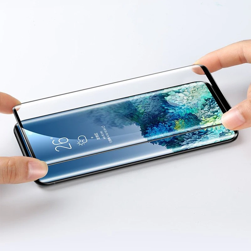 3D изогнутое закаленное стекло с черными краями для Samsung Galaxy S20 Ultra 5G, Защита экрана для Samsung Galaxy S20 Plus, защитное стекло
3D изогнутое закаленное стекло с черными краями для Samsung Galaxy S20 Ultra 5G, Защита экрана для Samsung Galaxy S20 Plus, защитное стекло