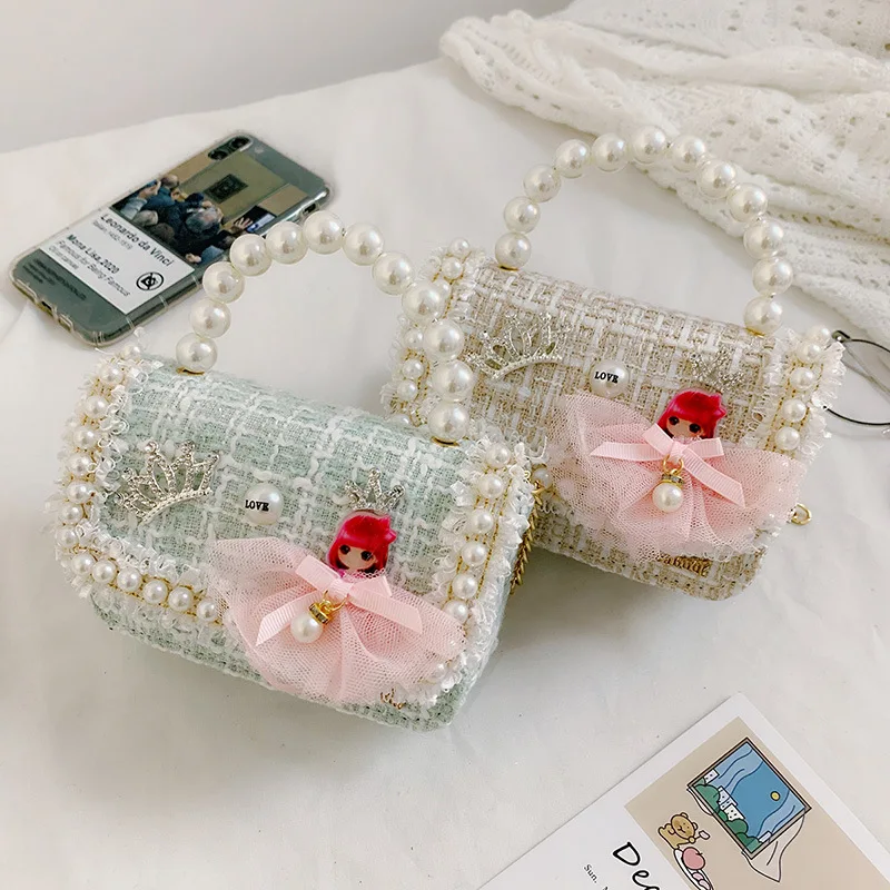 Korean Style Kids Mini Purses and Handbags Cute Girls Princess Messenger Bag Little Girl Party Pearl Hand Shoulder Bags Gift
Korean Style Kids Mini Purses and Handbags Cute Girls Princess Messenger Bag Little Girl Party Pearl Hand Shoulder Bags Gift