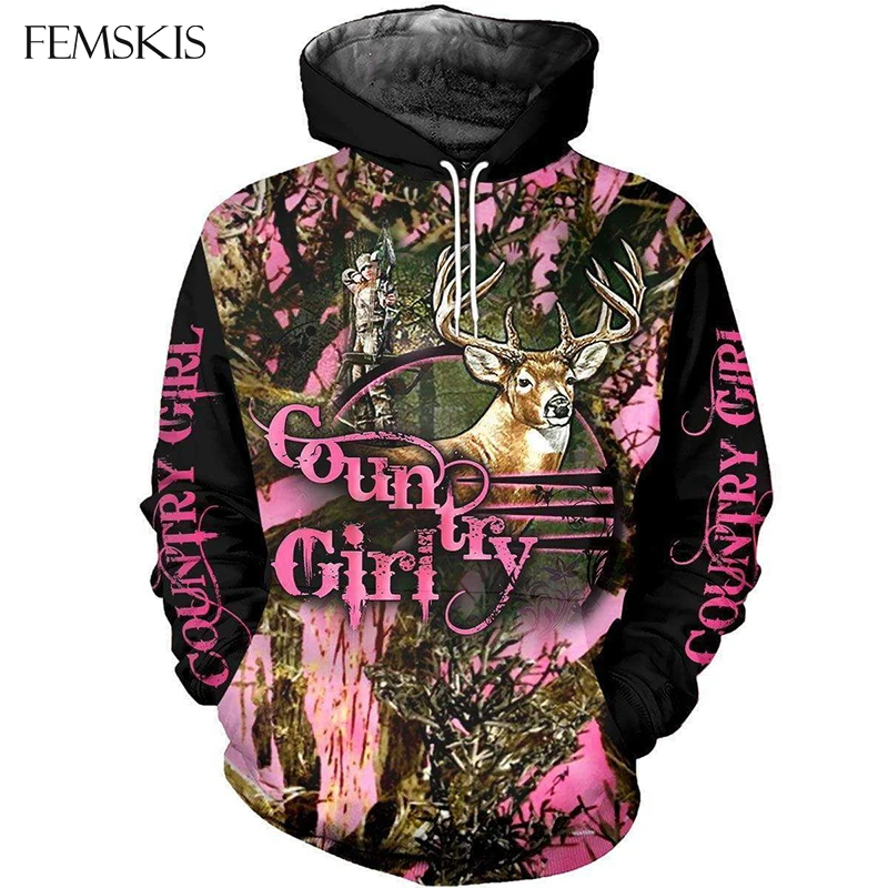 FEMSKIS Fashion Animal Deer Hunting Pink 3D All Over Printed Hoodie Pullover For Men/Women Casual Harajuku Hooded Sweatshirt
FEMSKIS Fashion Animal Deer Hunting Pink 3D All Over Printed Hoodie Pullover For Men/Women Casual Harajuku Hooded Sweatshirt