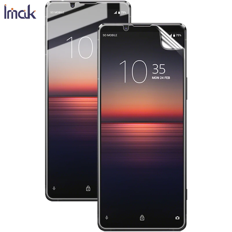 Imak 2 шт. Чувствительная прозрачная Гидрогелевая тонкая пленка для Sony Xperia 10 II /Xperia 1 II 3D полное покрытие изогнутая мягкая защита экрана
Imak 2 шт. Чувствительная прозрачная Гидрогелевая тонкая пленка для Sony Xperia 10 II /Xperia 1 II 3D полное покрытие изогнутая мягкая защита экрана