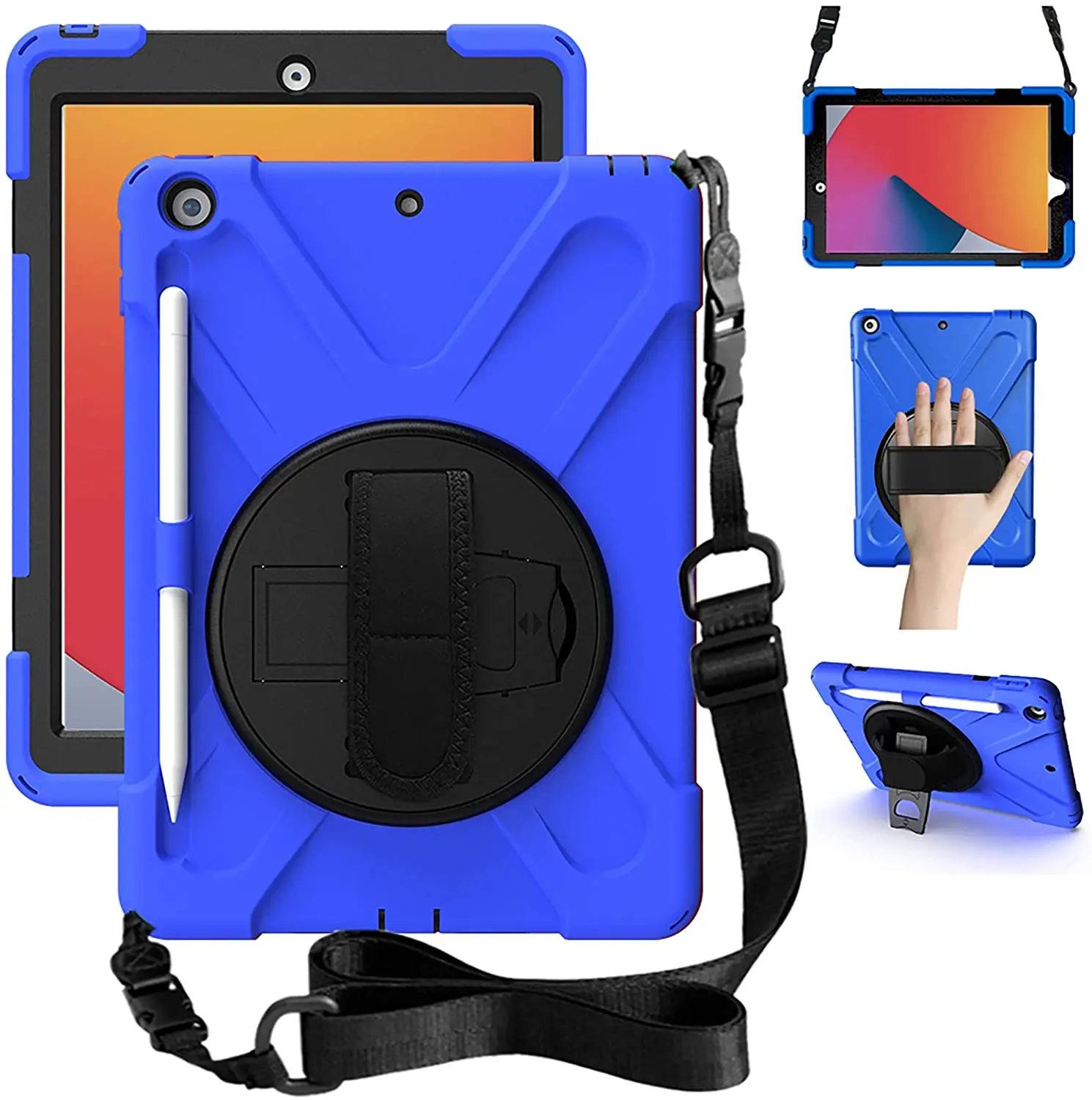 Детский чехол для iPad 10,2, 9, 8, 7 поколения, вращающийся на 360 градусов, мягкий силиконовый чехол из ПК с держателем для ручки и ремешком на руку
Детский чехол для iPad 10,2, 9, 8, 7 поколения, вращающийся на 360 градусов, мягкий силиконовый чехол из ПК с держателем для ручки и ремешком на руку