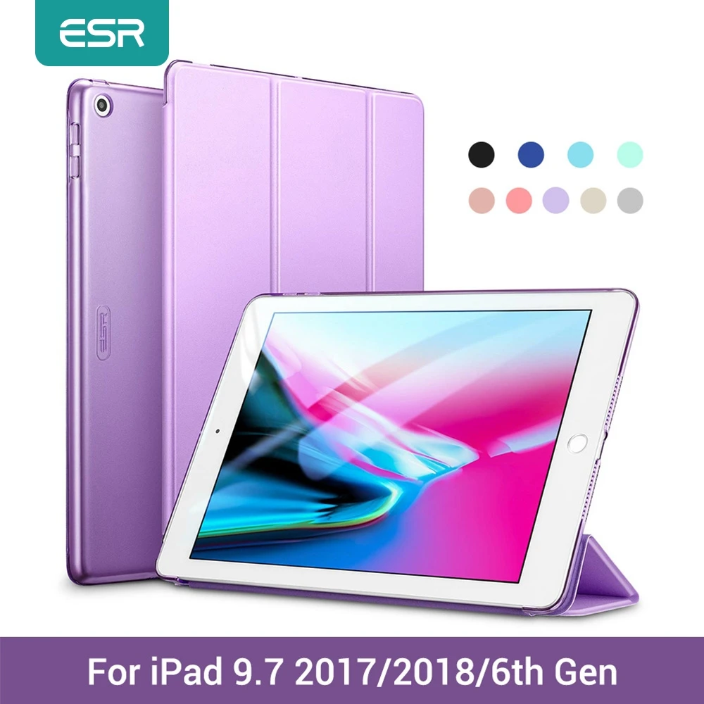 Цветной чехол ESR для iPad 2018 9,7 дюйма, Ультратонкий чехол из искусственной кожи с функцией автоматического сна и пробуждения, Чехол для iPad 9,7 2017 ...
Цветной чехол ESR для iPad 2018 9,7 дюйма, Ультратонкий чехол из искусственной кожи с функцией автоматического сна и пробуждения, Чехол для iPad 9,7 2017 ...