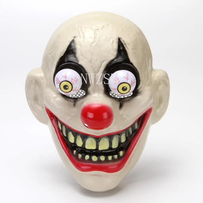 

1pc Horror Clown Mask Vampire Plastic Prop Carnival Cosplay Theme Carnival Adult / Child Elves Masks