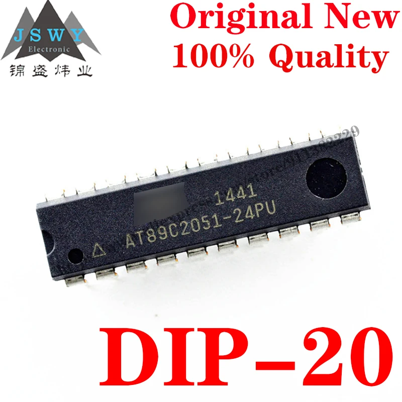 10 ~ 100 шт., полупроводниковый 8-битный микроконтроллер AT89C2051-24PU DIP-20, микросхема MCU IC для модуля arduino, бесплатная доставка 89C2051-24PU
10 ~ 100 шт., полупроводниковый 8-битный микроконтроллер AT89C2051-24PU DIP-20, микросхема MCU IC для модуля arduino, бесплатная доставка 89C2051-24PU