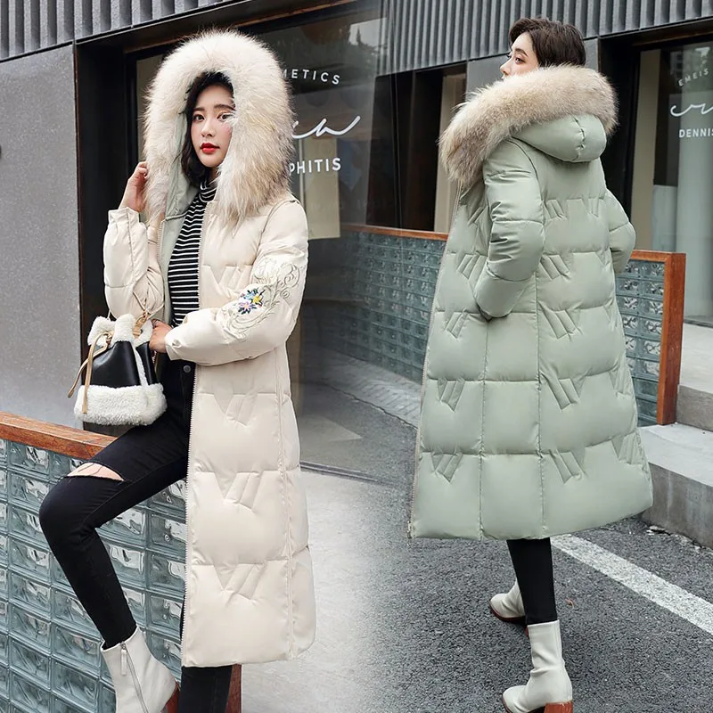 FTLZZ New Winter Cotton Padded Jacket Elegant Female Long Double Sided Jackets Casual Thickness Hooded Coat
FTLZZ New Winter Cotton Padded Jacket Elegant Female Long Double Sided Jackets Casual Thickness Hooded Coat