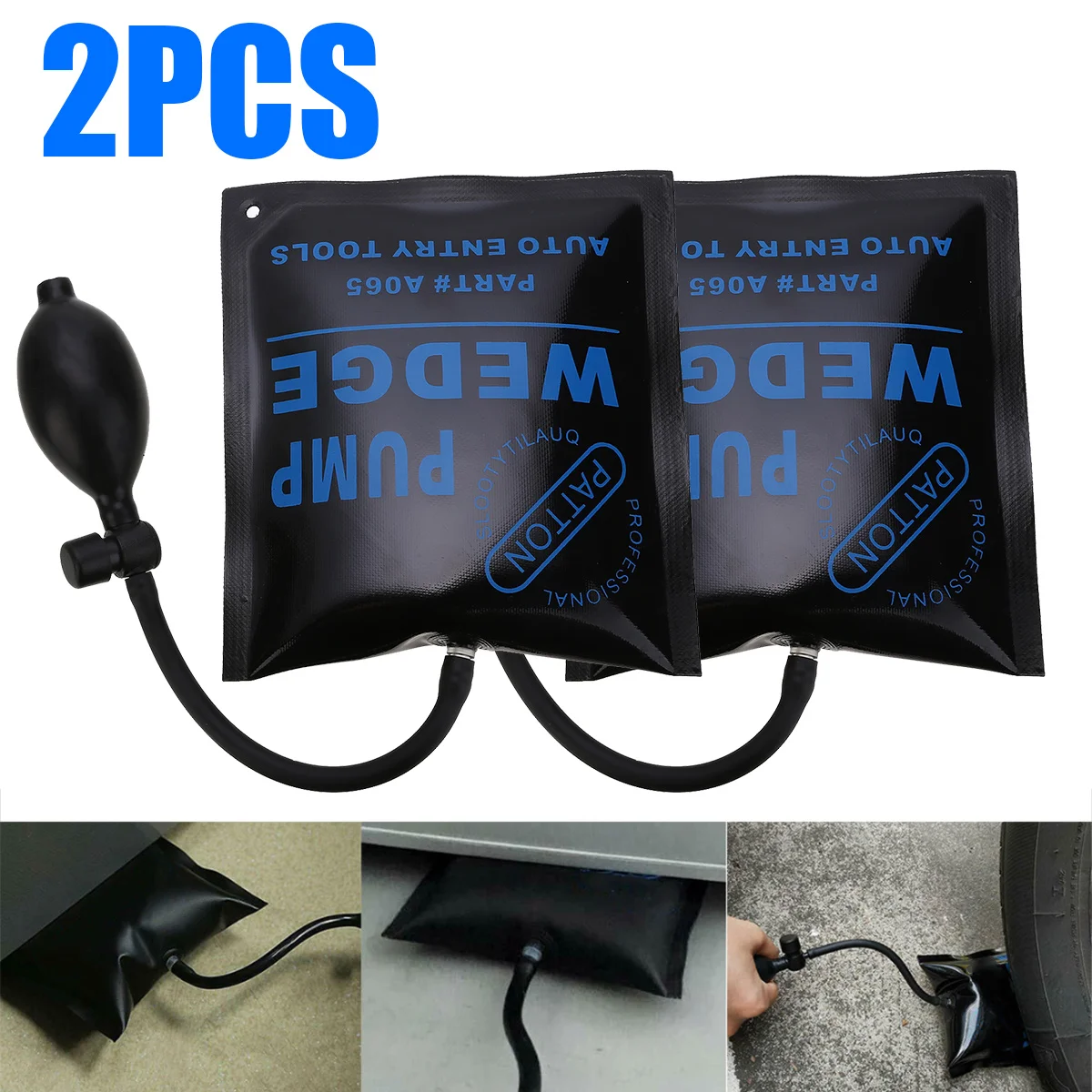 2pcs Car Air Wedge Pump 170 * 150mm Locksmith Supplies Pump Door Window Frame Fitting Install Shim Wedge Hand Tools Set
2pcs Car Air Wedge Pump 170 * 150mm Locksmith Supplies Pump Door Window Frame Fitting Install Shim Wedge Hand Tools Set