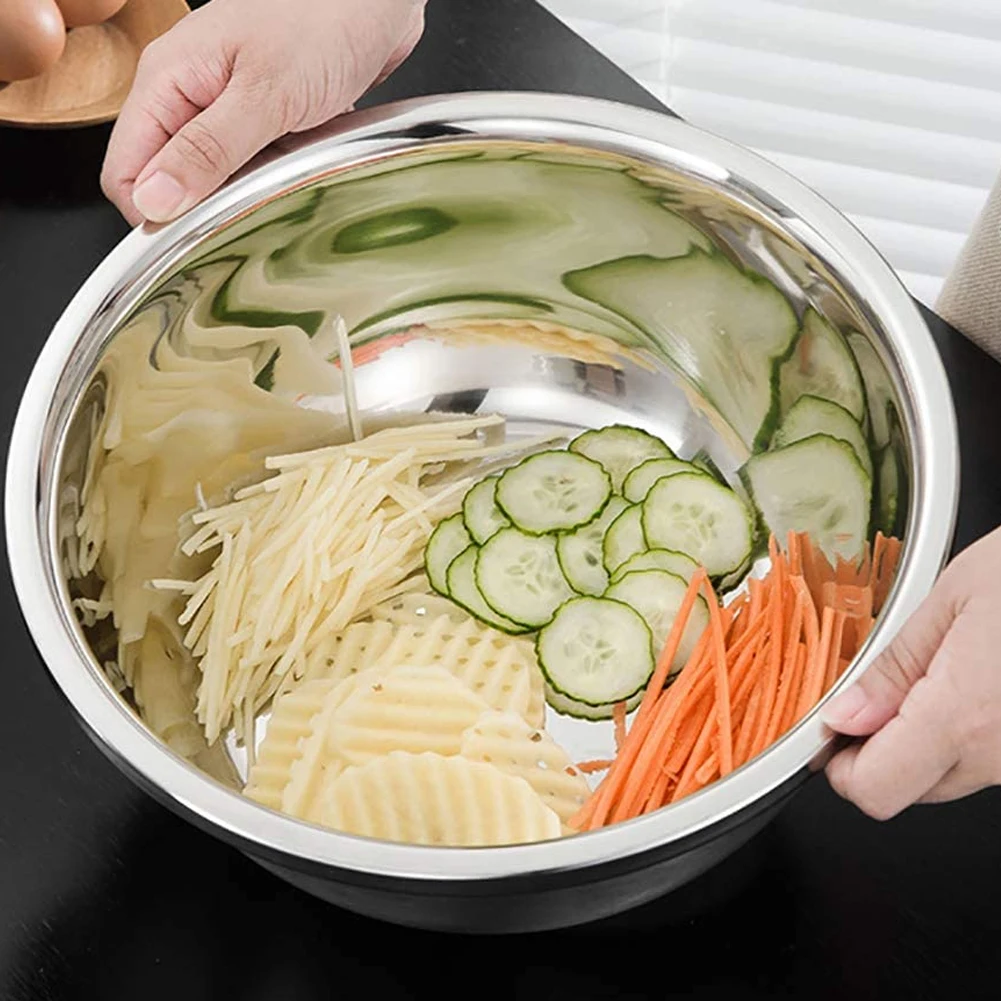 Multifunction Draining Basin Kit Kitchen Colander Strainer Stainless Steel Bowl Rice Vegetables Fruits Thicken Drining Basin
Multifunction Draining Basin Kit Kitchen Colander Strainer Stainless Steel Bowl Rice Vegetables Fruits Thicken Drining Basin