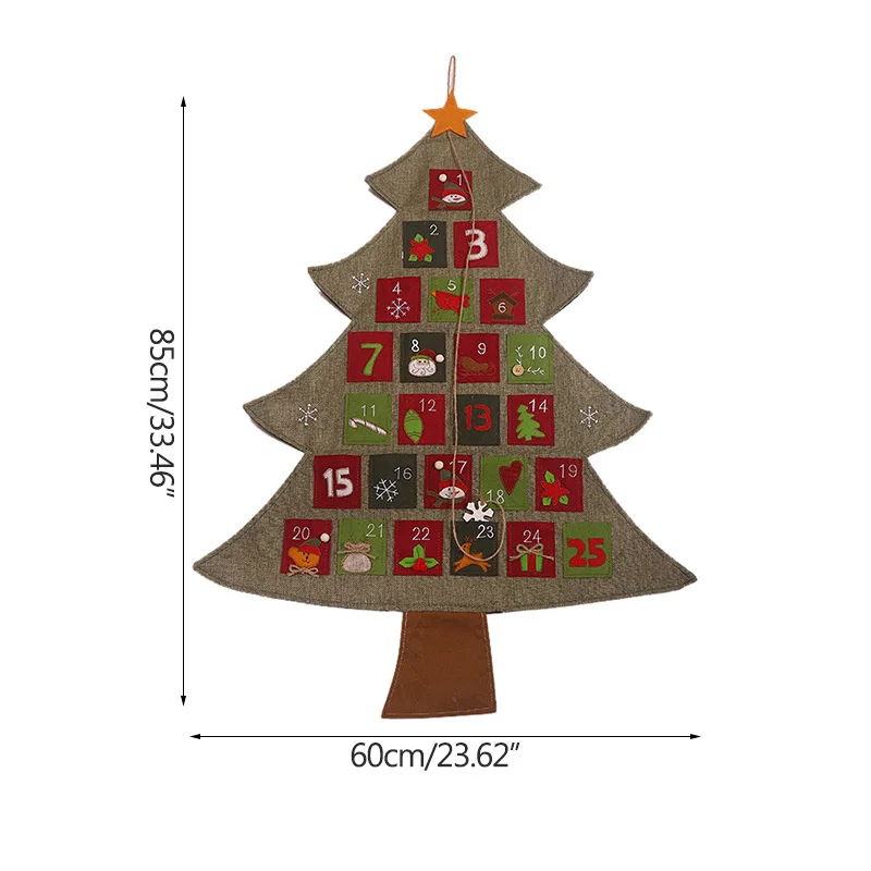 Christmas Tree Calendar Decoration Linen Creative Home Decoration Accessories Christmas Tree Decoration For Home Christmas Gift
Christmas Tree Calendar Decoration Linen Creative Home Decoration Accessories Christmas Tree Decoration For Home Christmas Gift