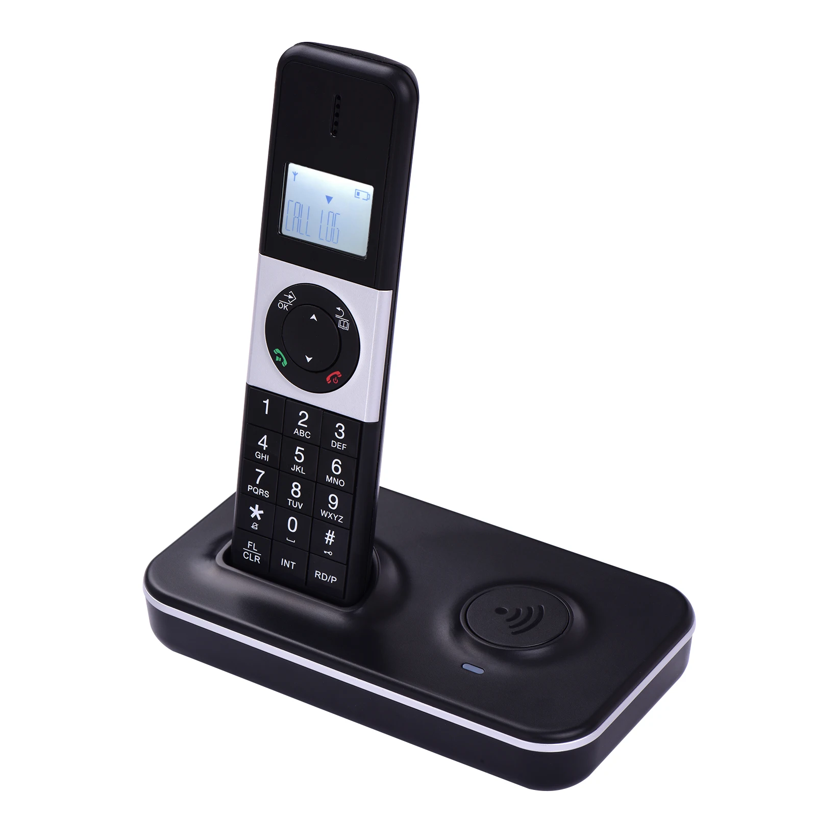 

Digital Cordless Telephone with LCD Display Caller ID Hands-free Calls Conference Call 5 Handsets Connection for Office Home