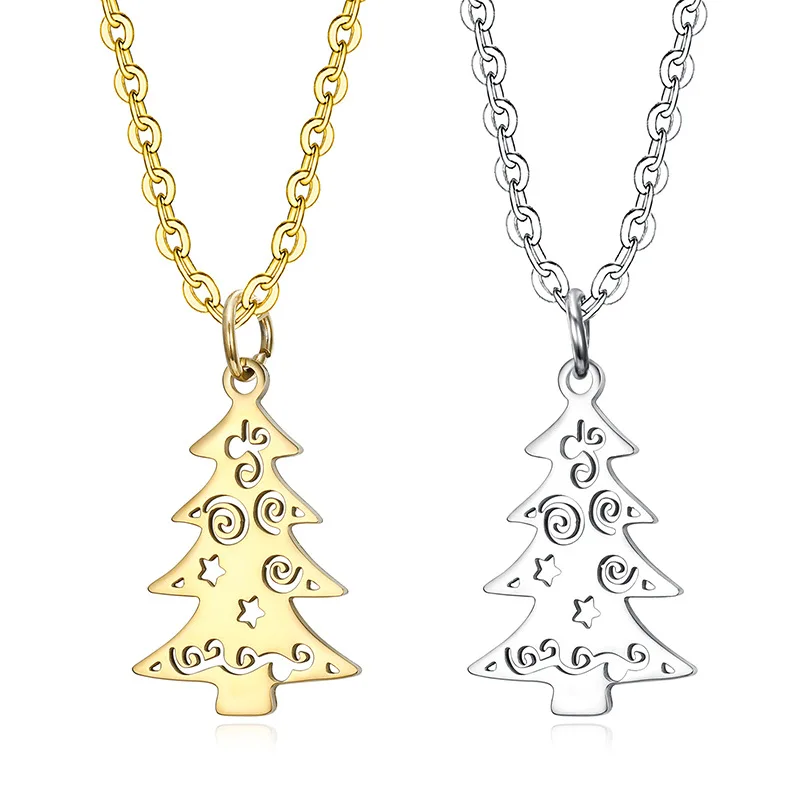 Fashion cartoon cute Santa Claus personality titanium steel necklace New Year ornaments niche design Christmas tree elk pendant
Fashion cartoon cute Santa Claus personality titanium steel necklace New Year ornaments niche design Christmas tree elk pendant