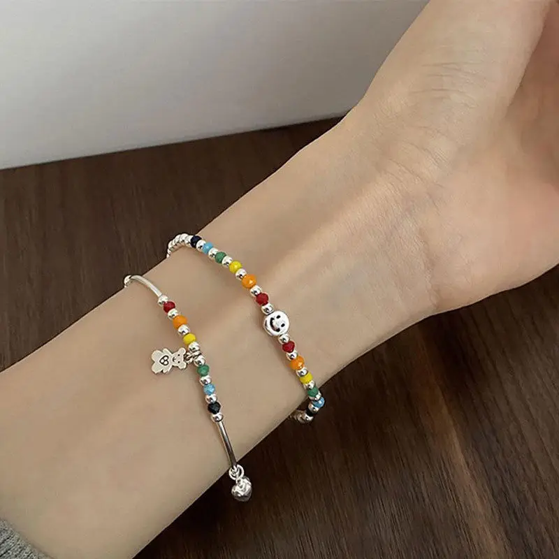 Sterling Silver Bracelet Women's S925 Fashion Jewelry Personality Popular Boys Day Gifts Girls Charm Customized Couples
Sterling Silver Bracelet Women's S925 Fashion Jewelry Personality Popular Boys Day Gifts Girls Charm Customized Couples