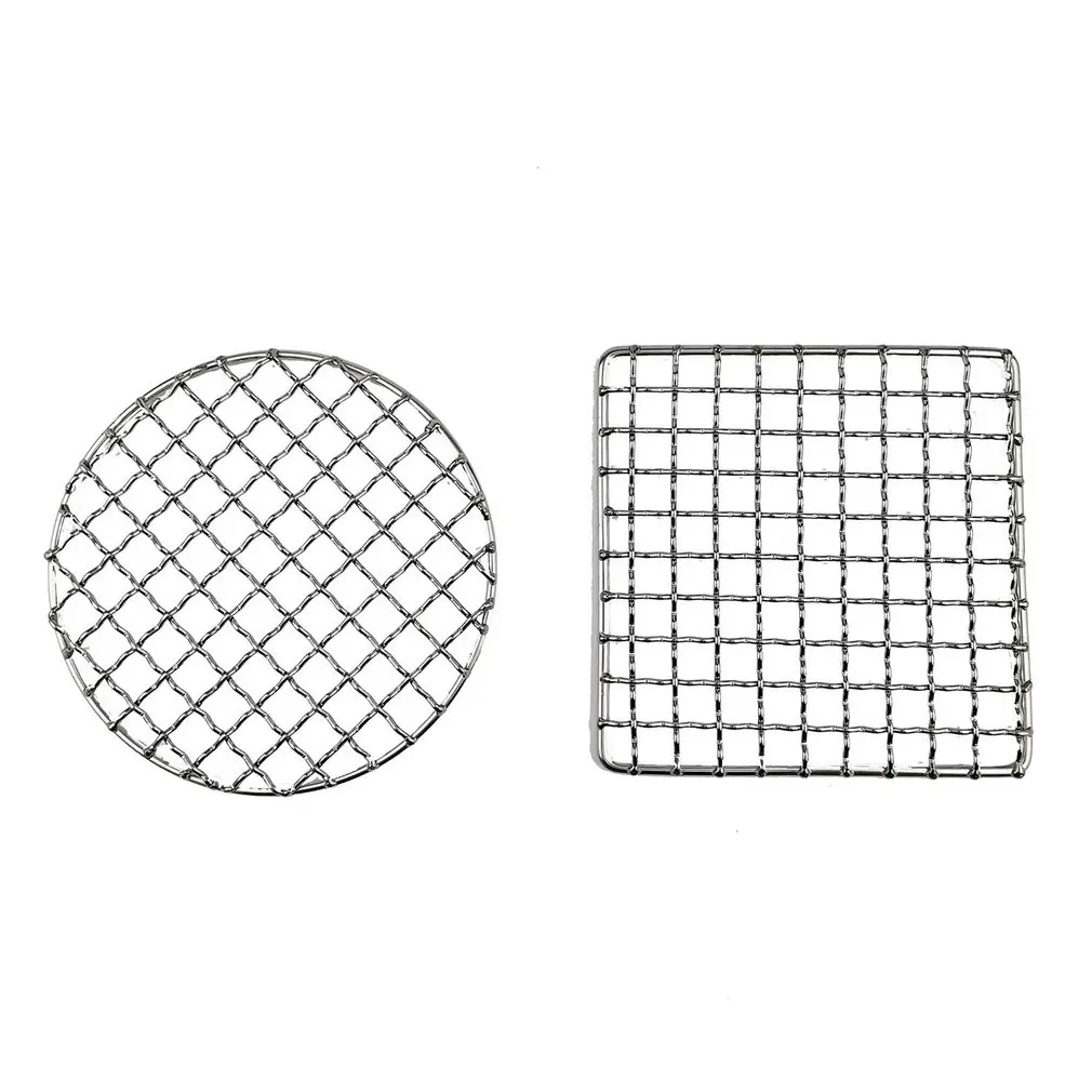 304 Stainless Steel Barbecue Grill Net Meshes Grate Wire Net Camping Hiking Outdoor Grill Round/Square BBQ Mat Grid Dropshpping
304 Stainless Steel Barbecue Grill Net Meshes Grate Wire Net Camping Hiking Outdoor Grill Round/Square BBQ Mat Grid Dropshpping
