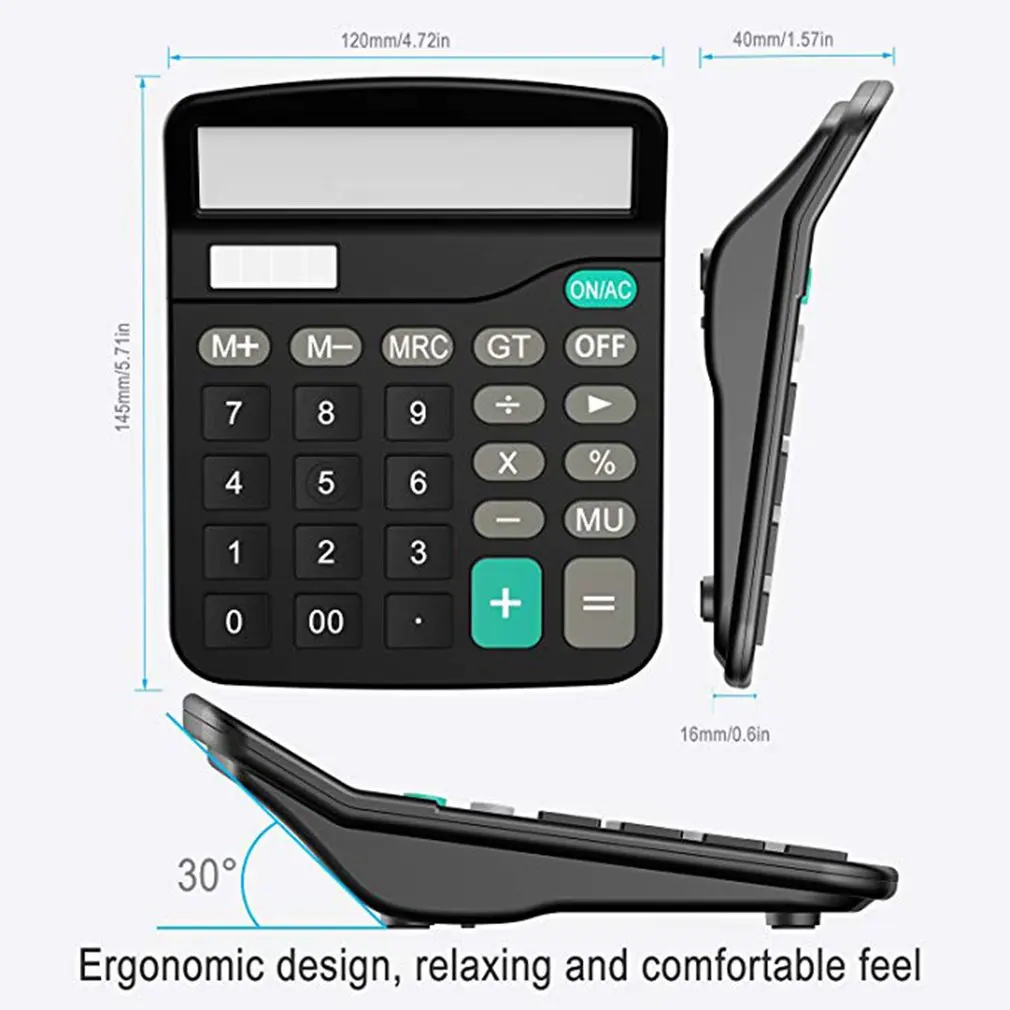 Office Finance Calculator Calculat Plastic Solar Computer Business Finance Office Calculator 12-Bit Desktop Calculator Office
Office Finance Calculator Calculat Plastic Solar Computer Business Finance Office Calculator 12-Bit Desktop Calculator Office