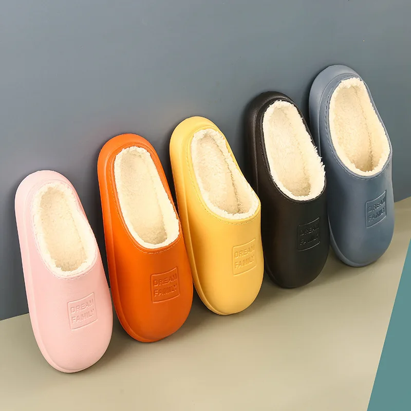 Fall/winter Indoor Non-slip Male Cotton Slippers Household Waterproof Male Cotton Slippers Warm Plush Female Comfortable Shoe
Fall/winter Indoor Non-slip Male Cotton Slippers Household Waterproof Male Cotton Slippers Warm Plush Female Comfortable Shoe