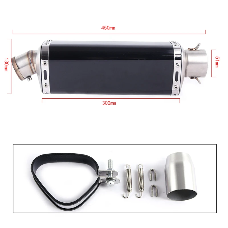 Motorcycle Full Exhaust System Muffler Escape Modified Contact Middle Link Pipe Tube Slip On For Honda CBR300 CBR250R 2011-2019
Motorcycle Full Exhaust System Muffler Escape Modified Contact Middle Link Pipe Tube Slip On For Honda CBR300 CBR250R 2011-2019
