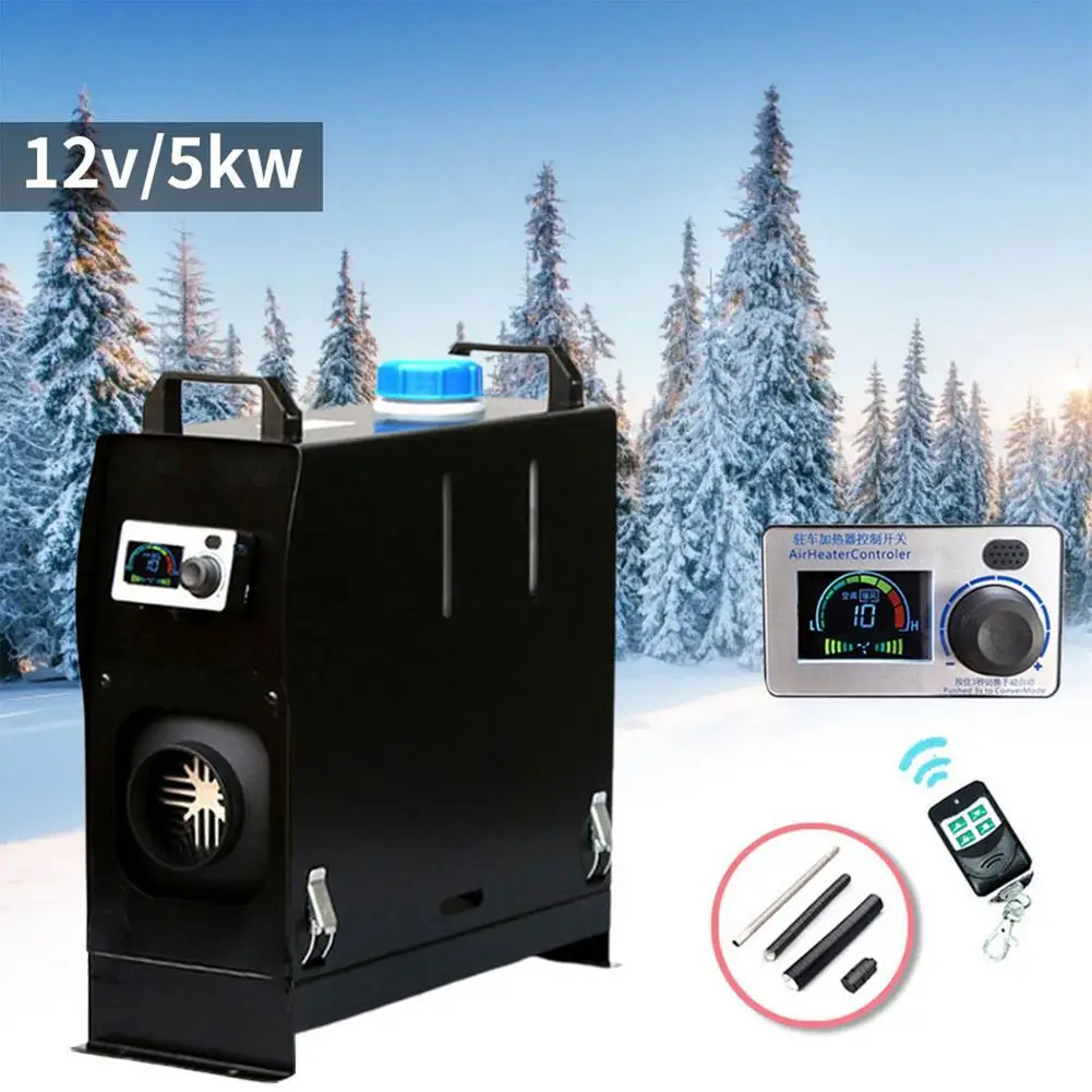 12V 5kw Car Diesel Heater All In One Truck Heater With LCD And Remote Control Fast Heating Diesel Heater For RV Truck Boat
12V 5kw Car Diesel Heater All In One Truck Heater With LCD And Remote Control Fast Heating Diesel Heater For RV Truck Boat