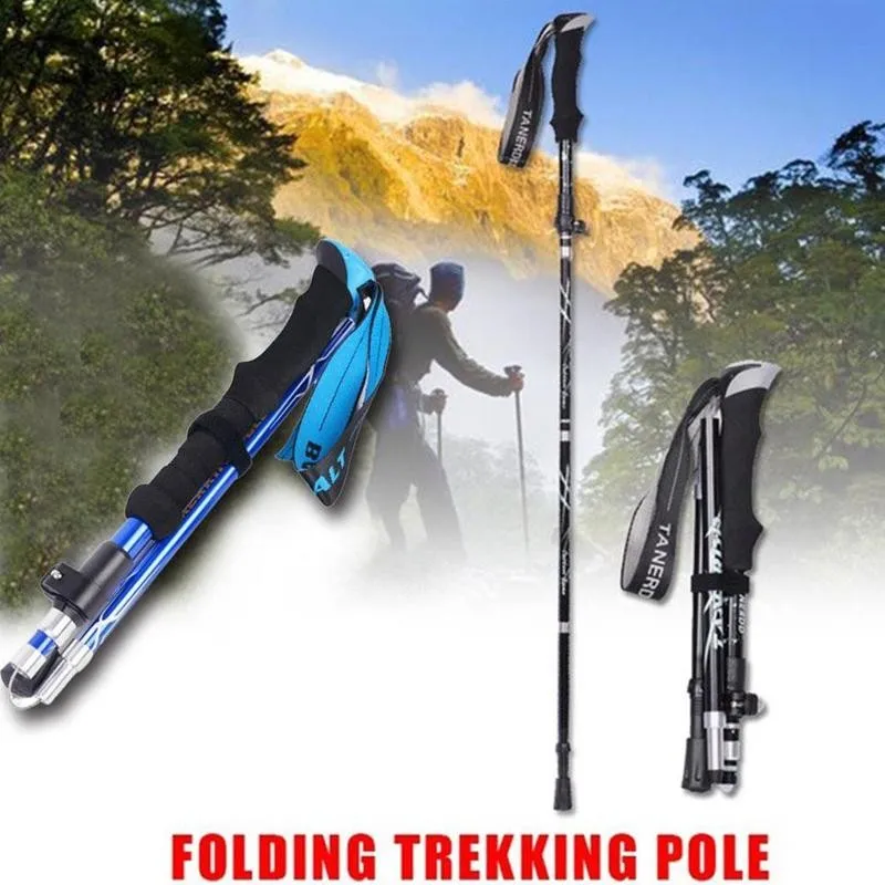Adjust 5-section Trekking Pole Aluminum Alloy Foldable Outdoor Hand-carrying Telescopic Hiking Sticks Walking Ultra-light S P9W1
Adjust 5-section Trekking Pole Aluminum Alloy Foldable Outdoor Hand-carrying Telescopic Hiking Sticks Walking Ultra-light S P9W1