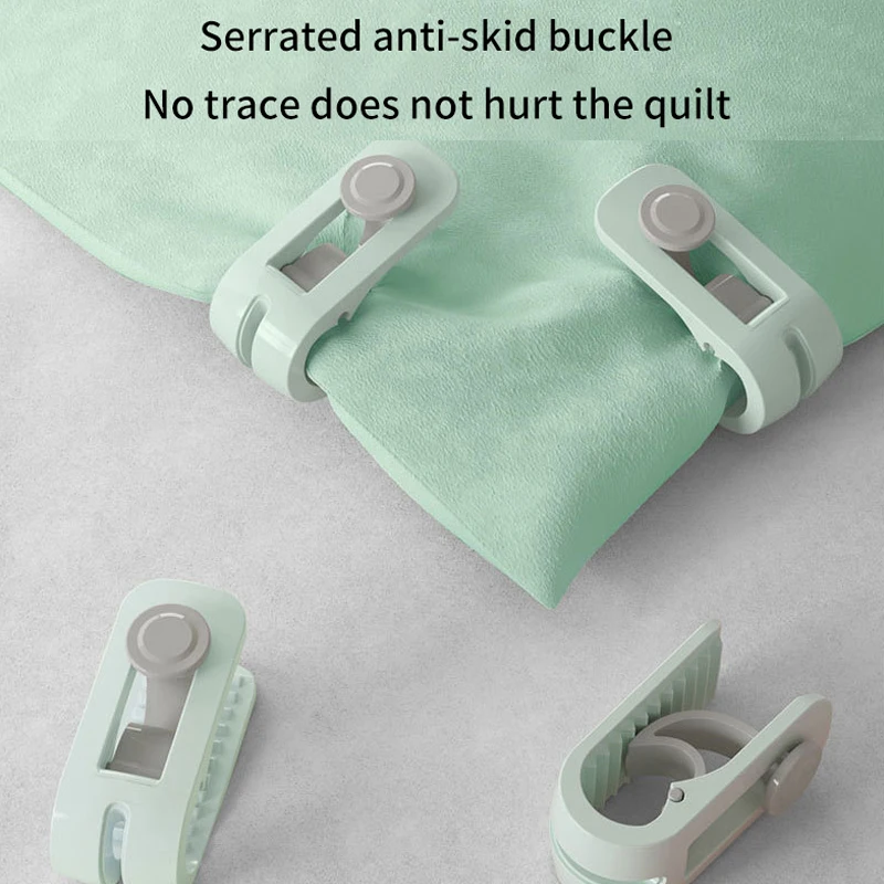 Quilt Fixer Clip Bed Sheet Quilt Cover Quilt Cover Anti Slip Needle Free Anti Running Quilt Clip Safety Quilt Fixing Buckle 
Quilt Fixer Clip Bed Sheet Quilt Cover Quilt Cover Anti Slip Needle Free Anti Running Quilt Clip Safety Quilt Fixing Buckle