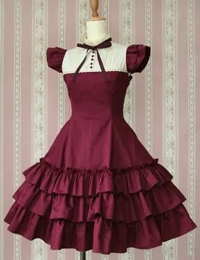 (LLT048) Lolita Dresses Short Sleeve Sweet Lolita Short Dress Ball Gown Fancy Prom Dress Halloween Party Masquerade Costume
(LLT048) Lolita Dresses Short Sleeve Sweet Lolita Short Dress Ball Gown Fancy Prom Dress Halloween Party Masquerade Costume