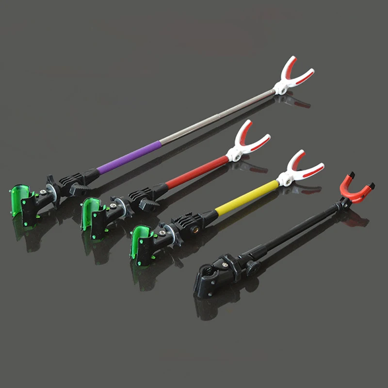 1 Piece High quality Rotating Fishing Rods Holder Metal Stretch Rod Pole Bracket Tools | Спорт и развлечения