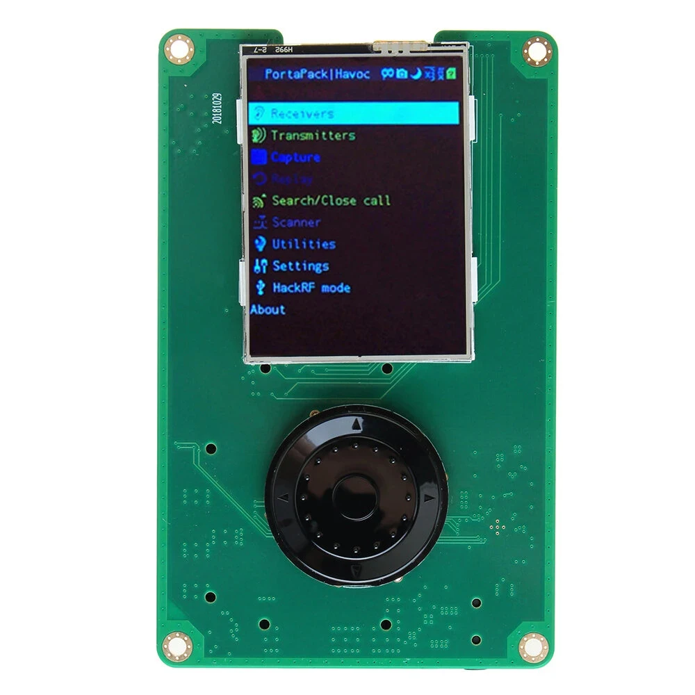 2.4 inch OLED PortaPack H1 For HackRF One 1MHz-6GHz SDR Receiver and Transfer AM FM SSB ADS-B SSTV Ham Radio Transceiver
2.4 inch OLED PortaPack H1 For HackRF One 1MHz-6GHz SDR Receiver and Transfer AM FM SSB ADS-B SSTV Ham Radio Transceiver