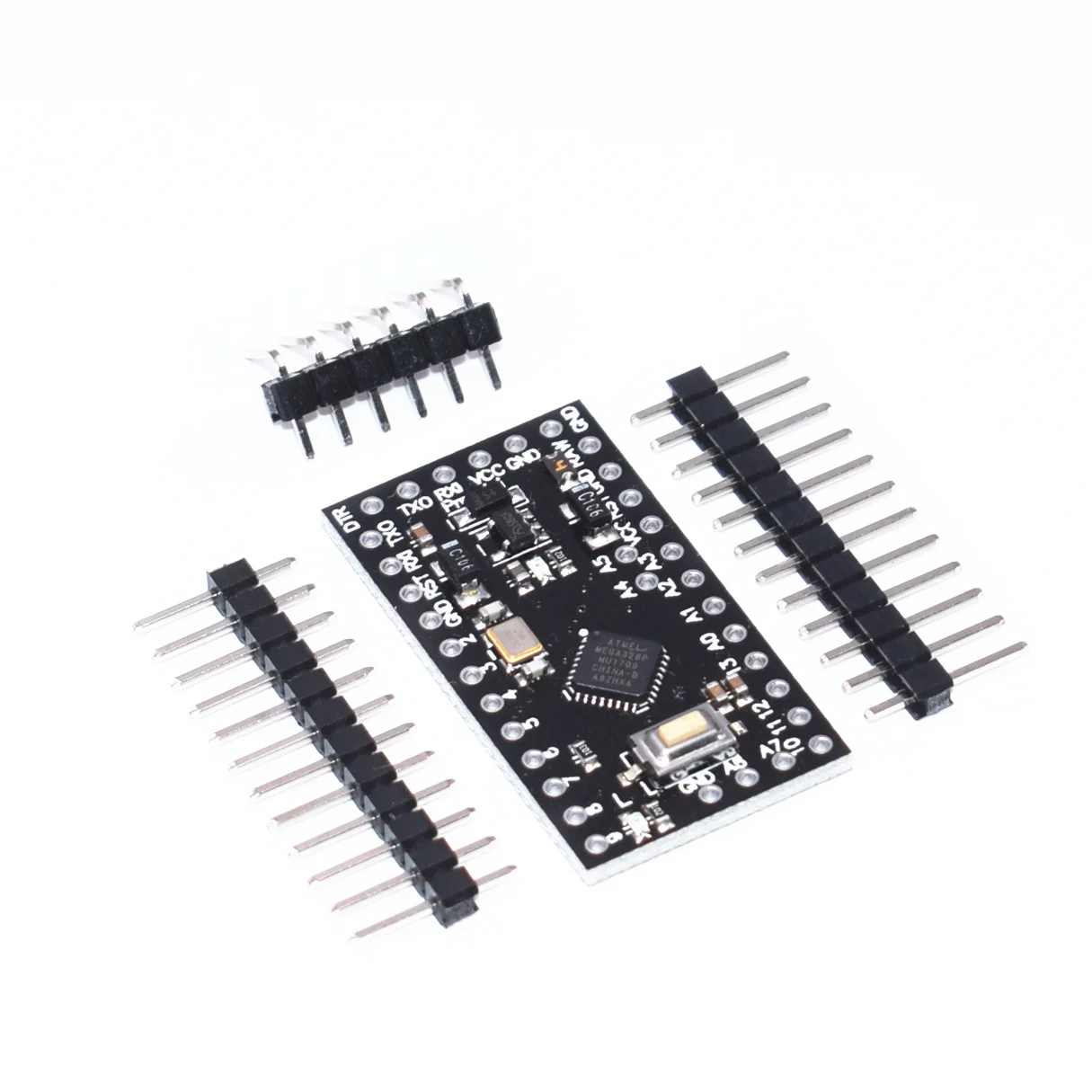 10 шт. с Загрузчиком Pro Mini ATMEGA328P MU 328 ATMEGA328 5 В/16 МГц черный для Arduino