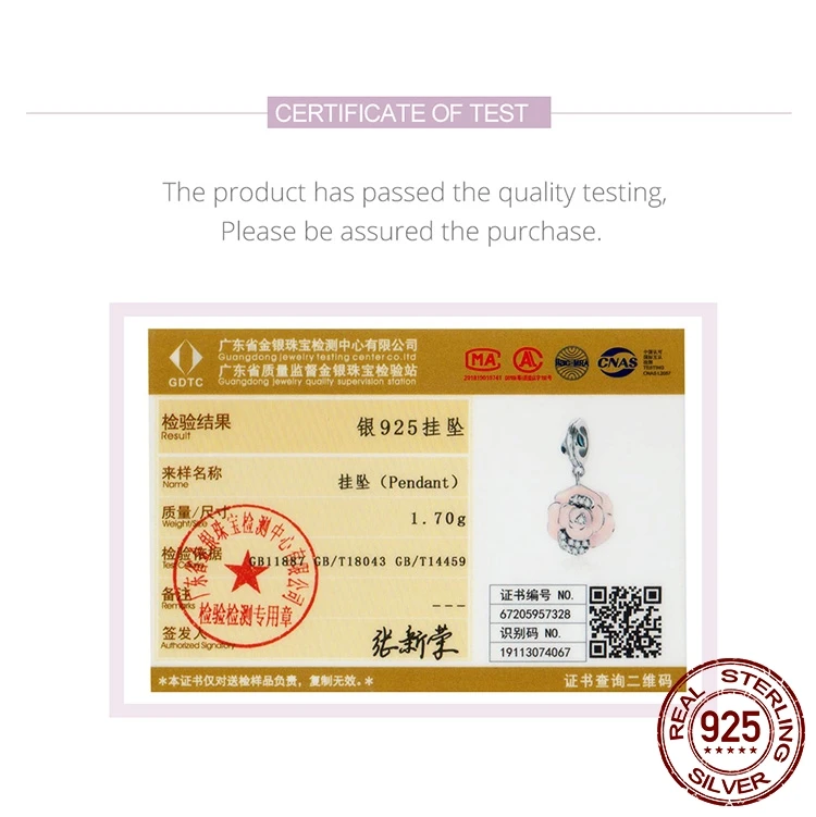 BISAER Blooming Rose Shining Zircon Pendant Charms 925 Sterling Silver Fit Original Silver Bracelets Fine Jewelry Making HSC1752
BISAER Blooming Rose Shining Zircon Pendant Charms 925 Sterling Silver Fit Original Silver Bracelets Fine Jewelry Making HSC1752