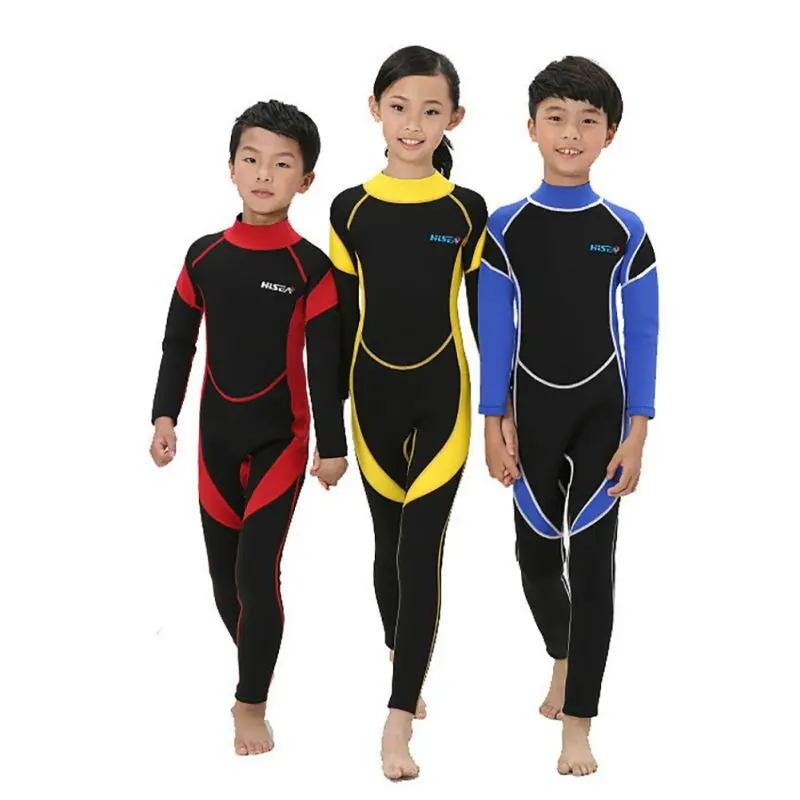 New One Pieces 2.5MM Neoprene Wetsuits Kids Swimwears Diving Suits Long Sleeves Boys Girls Surfing Children Rash Guards Snorkel
New One Pieces 2.5MM Neoprene Wetsuits Kids Swimwears Diving Suits Long Sleeves Boys Girls Surfing Children Rash Guards Snorkel