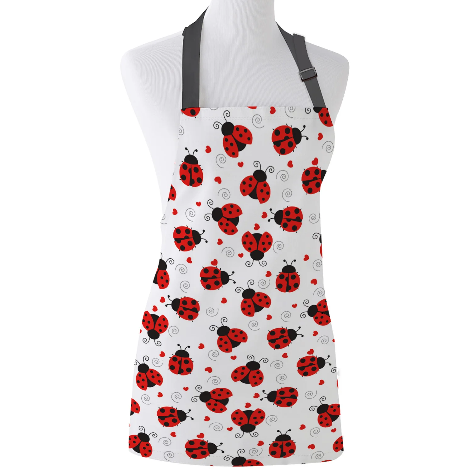 Red Ladybug White Background Print Apron Print Unisex Kitchen Bib with Adjustable Neck for Cooking Gardening
Red Ladybug White Background Print Apron Print Unisex Kitchen Bib with Adjustable Neck for Cooking Gardening