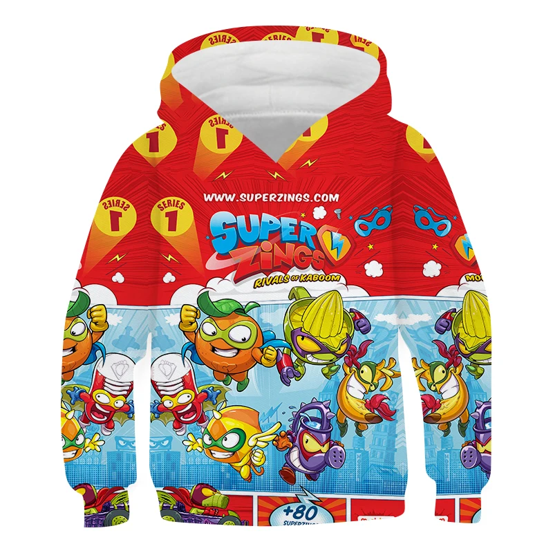 Autumn Children Super Zings 8 Hoodie Boys Girls Cartoon kazoom Pullovers Kids Superzings Sweatshirt Harajuku Streetwear Spring
Autumn Children Super Zings 8 Hoodie Boys Girls Cartoon kazoom Pullovers Kids Superzings Sweatshirt Harajuku Streetwear Spring