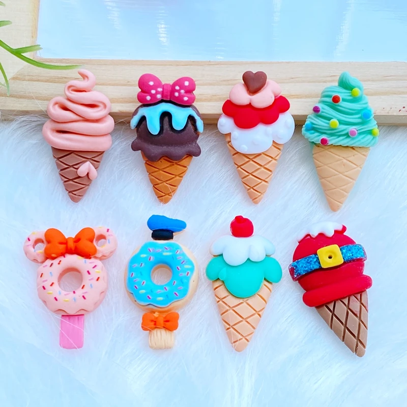 8Pcs New Mini Cute Simulation Ice Cream Flat Back Resin Cabochons Scrapbooking DIY Jewelry Craft Decoration Accessorie Q20
8Pcs New Mini Cute Simulation Ice Cream Flat Back Resin Cabochons Scrapbooking DIY Jewelry Craft Decoration Accessorie Q20