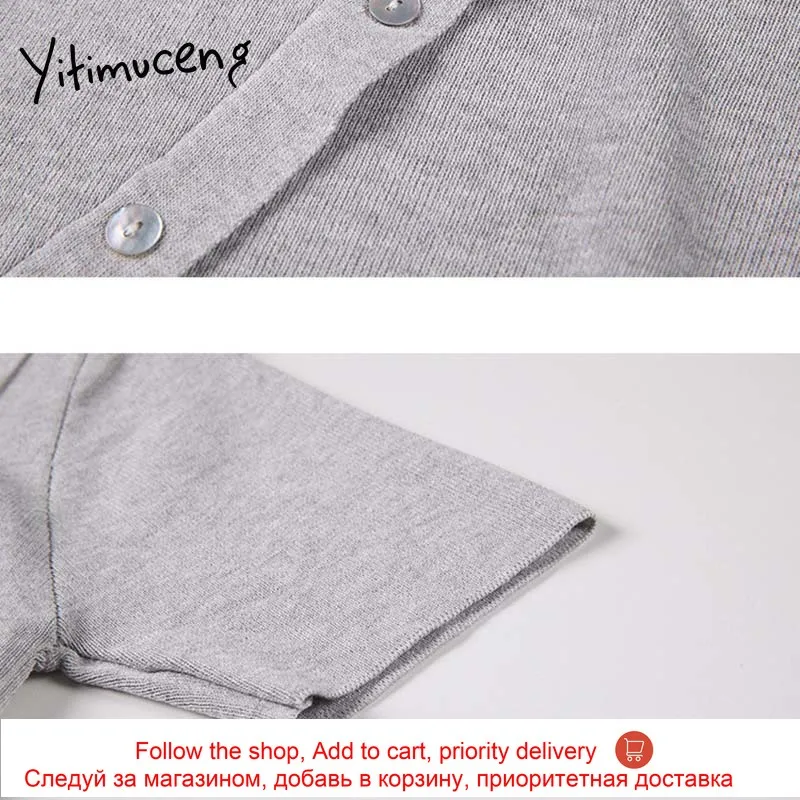 Yitimuceng T Shirts Woman Button Up Straight Tees Asymmetrical Tops Unicolor White Gray Black 2021 Summer Korean Fashion Tshirts
Yitimuceng T Shirts Woman Button Up Straight Tees Asymmetrical Tops Unicolor White Gray Black 2021 Summer Korean Fashion Tshirts