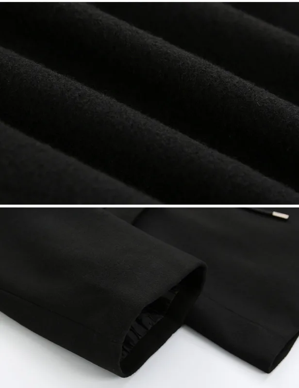 IEFB trendy mid length woolen suit coat men's casual black autumn winter blazers for male drawstring clothes high quality 9Y4520
IEFB trendy mid length woolen suit coat men's casual black autumn winter blazers for male drawstring clothes high quality 9Y4520