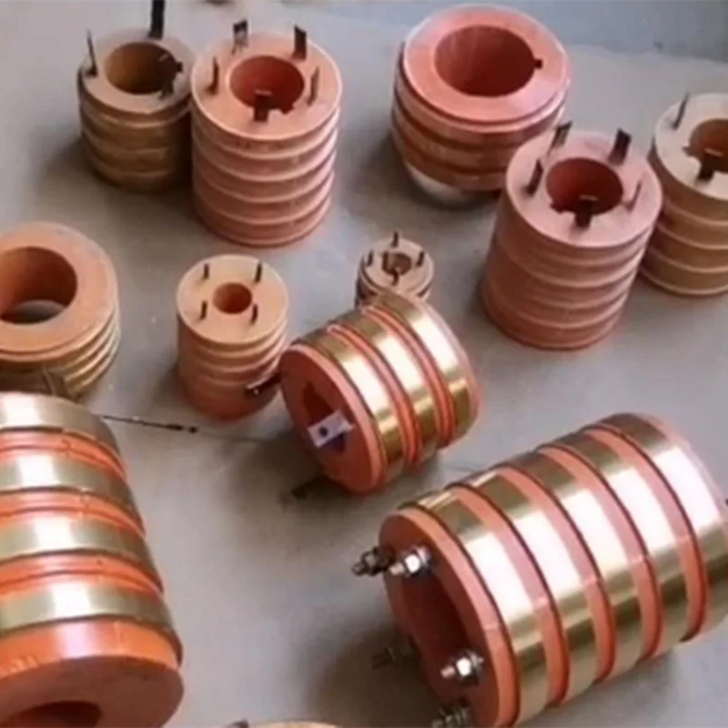 Two three road four-way collector ring assembly copper conductive slip ring carbon brush holder back ring copper ring
Two three road four-way collector ring assembly copper conductive slip ring carbon brush holder back ring copper ring