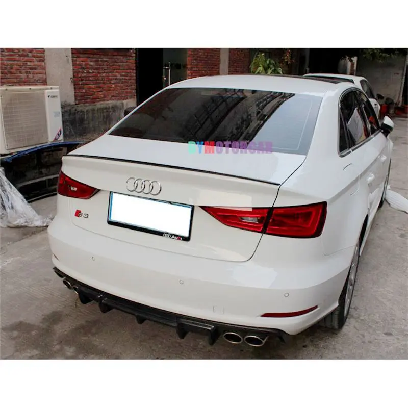 High-quality carbon fiber rear spoiler trunk boot boots for Audi A3 S3 lip shape car 4 doors 2014 2015 2016
High-quality carbon fiber rear spoiler trunk boot boots for Audi A3 S3 lip shape car 4 doors 2014 2015 2016
