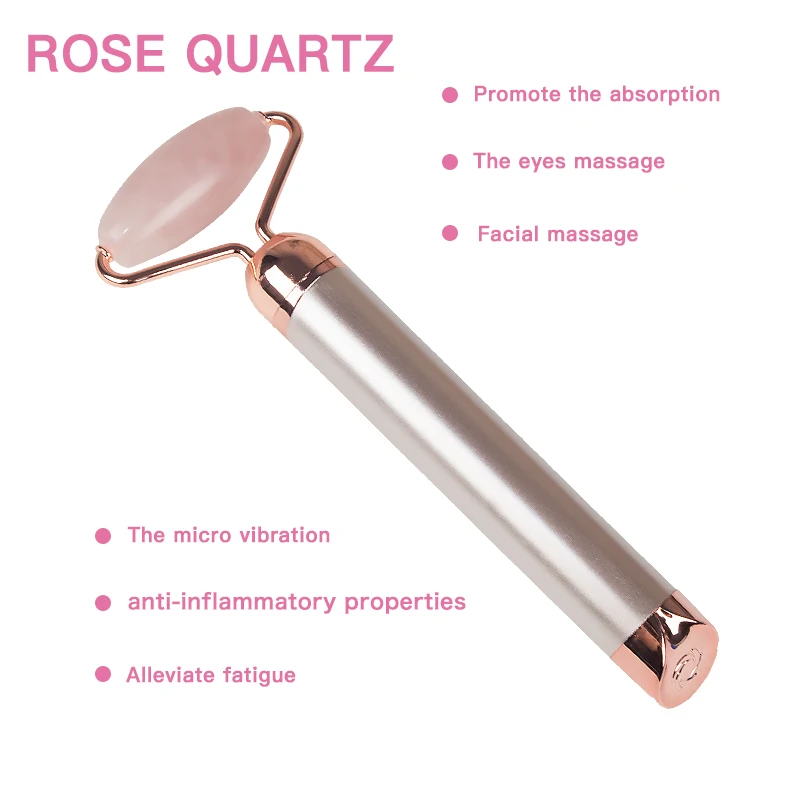 массажер для лица ролик массажный нефрит роллер face massage roller роликовый jade facial massager