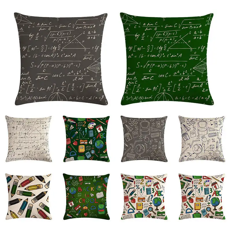 Mathematical formula pattern cushion cover brain thinking pillow cover linen car chair bed home decoration pillow case 45x45cm
Mathematical formula pattern cushion cover brain thinking pillow cover linen car chair bed home decoration pillow case 45x45cm