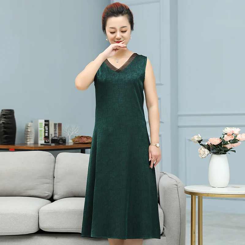 Woman Vintage Dress Summer Fashion Sleeveless Midi Dresses for Women Mid-Calf A-LINE V-Neck Casual Summer Dress
Woman Vintage Dress Summer Fashion Sleeveless Midi Dresses for Women Mid-Calf A-LINE V-Neck Casual Summer Dress
