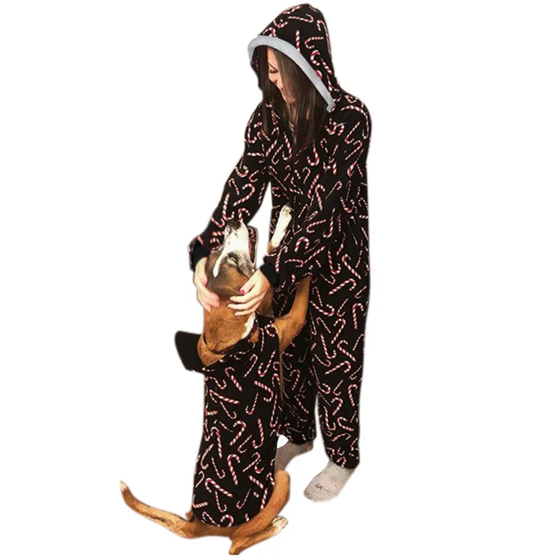 Hooded Jumpsuit Women Rompers Autumn Winter Christmas Printed Homewear Overalls Casual Fashion Female Outfits Femmes Combinaison
Hooded Jumpsuit Women Rompers Autumn Winter Christmas Printed Homewear Overalls Casual Fashion Female Outfits Femmes Combinaison
