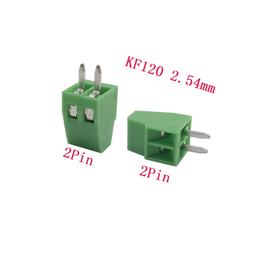 20/10/5Pcs KF120 2.54mm Pitch 2Pin Straight Pin Green PCB Mount Screw Straight Pin Terminal kf120-2.54-2P Terminal Connector
20/10/5Pcs KF120 2.54mm Pitch 2Pin Straight Pin Green PCB Mount Screw Straight Pin Terminal kf120-2.54-2P Terminal Connector
