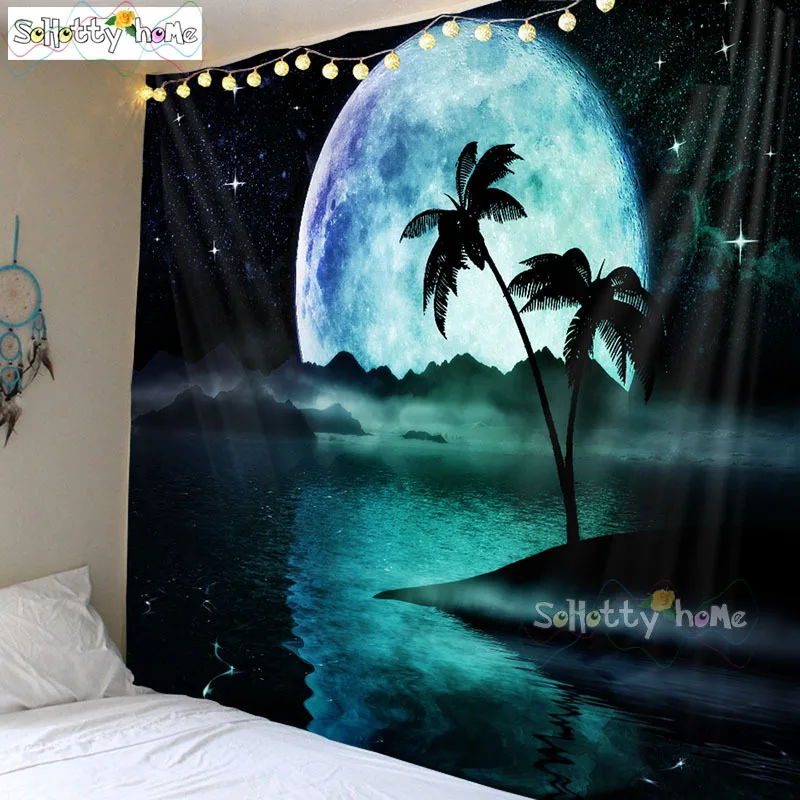 Blue Starry Galaxy Tapestry Universe Moon And Stars Tapestry Wall Hanging Night Sky Tapestry For Bedroom Living Room Tapiz
Blue Starry Galaxy Tapestry Universe Moon And Stars Tapestry Wall Hanging Night Sky Tapestry For Bedroom Living Room Tapiz