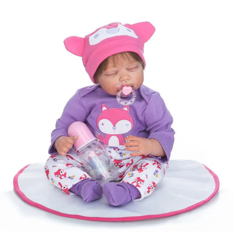 21.5 Inches 55 cm Soft Silicone Reborn Toddler Doll Lifelike Doll Realistic Baby doll Birthday Christmas Gift for Children
21.5 Inches 55 cm Soft Silicone Reborn Toddler Doll Lifelike Doll Realistic Baby doll Birthday Christmas Gift for Children
